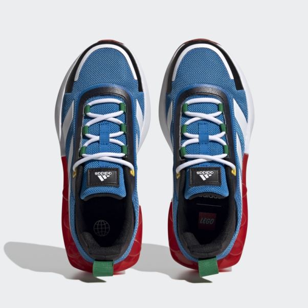 Adidas X Lego Tech Rnr Chaussures à Lacets Bleu Choc