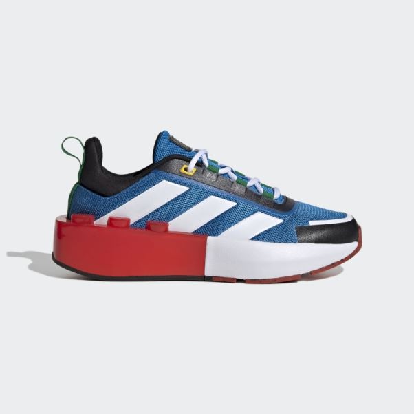 Adidas X Lego Tech Rnr Chaussures à Lacets Bleu Choc