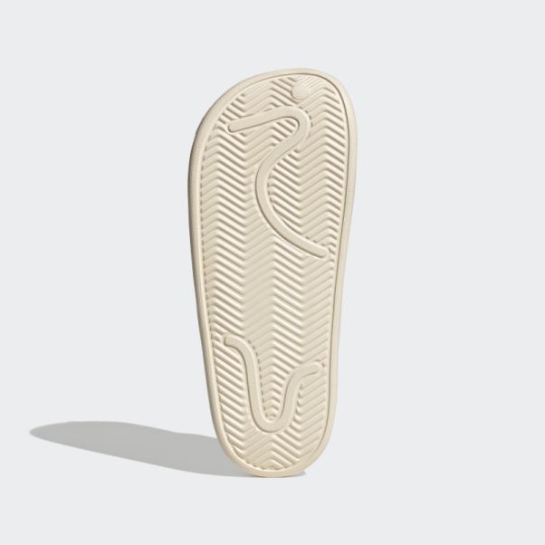 Adilette Sabots Blanc Adidas