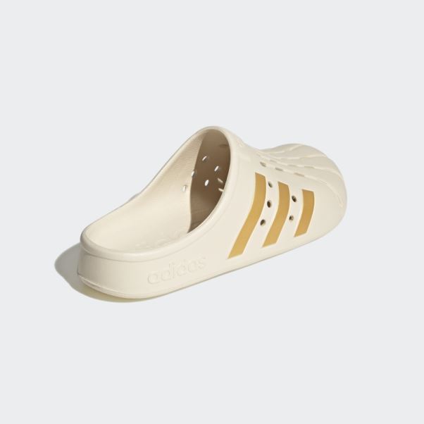 Adilette Sabots Blanc Adidas