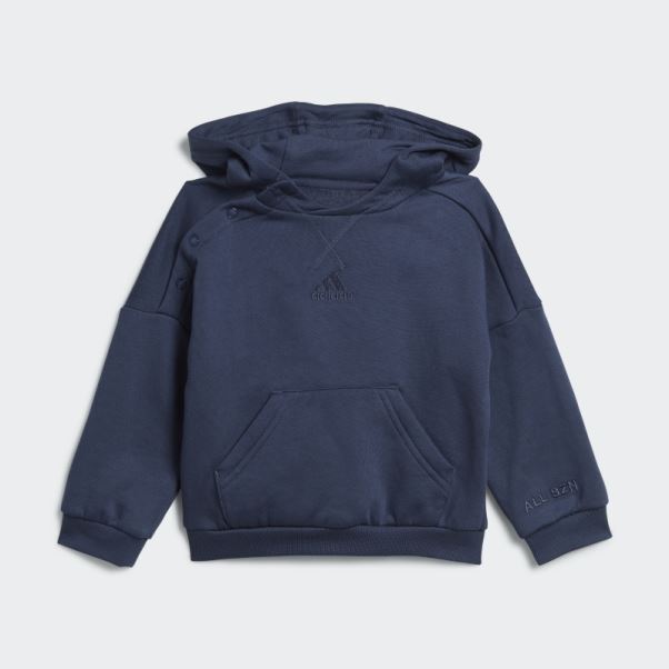 Survetement Polaire Bleu Marine Adidas