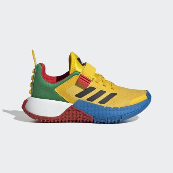 Adidas Dna X Lego Elastic Lace And Top Strap Shoes Hot Eqt Jaune