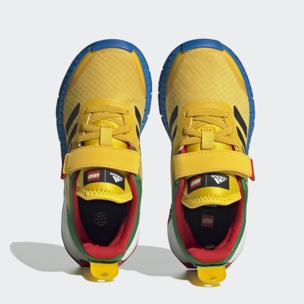 Adidas Dna X Lego Elastic Lace And Top Strap Shoes Hot Eqt Jaune
