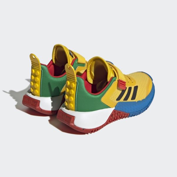 Adidas Dna X Lego Elastic Lace And Top Strap Shoes Hot Eqt Jaune