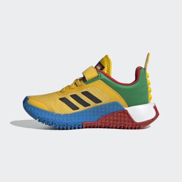 Adidas Dna X Lego Elastic Lace And Top Strap Shoes Hot Eqt Jaune