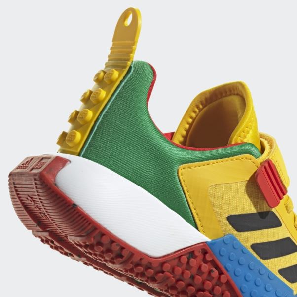 Adidas Dna X Lego Elastic Lace And Top Strap Shoes Hot Eqt Jaune