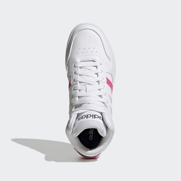 Adidas Hoops 3.0 Mid Classic Chaussures De La Journée Mondiale De L'amitié Blanc