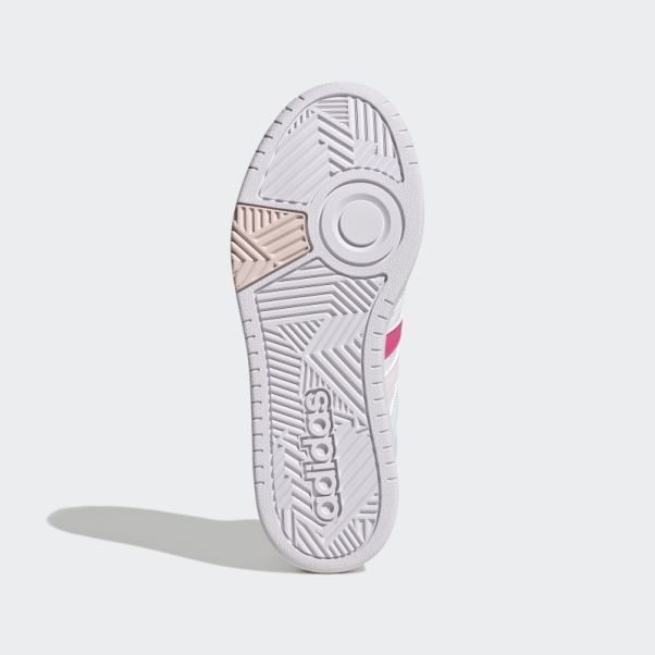 Adidas Hoops 3.0 Mid Classic Chaussures De La Journée Mondiale De L'amitié Blanc
