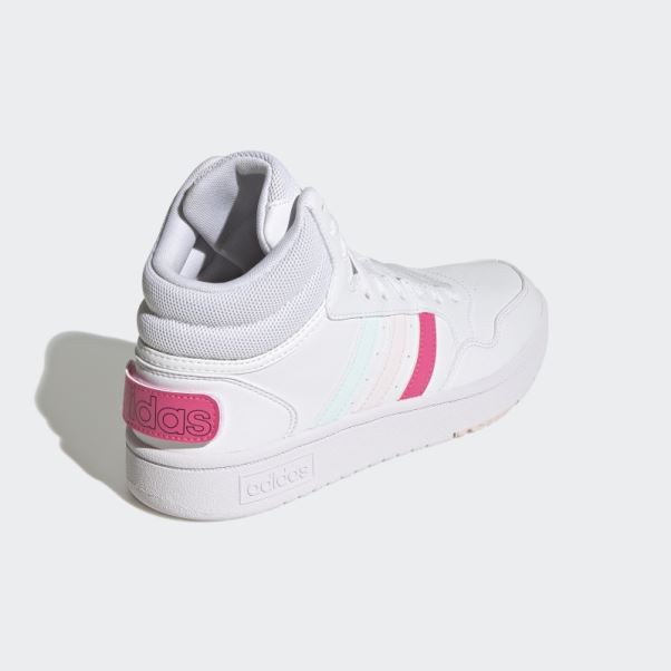 Adidas Hoops 3.0 Mid Classic Chaussures De La Journée Mondiale De L'amitié Blanc