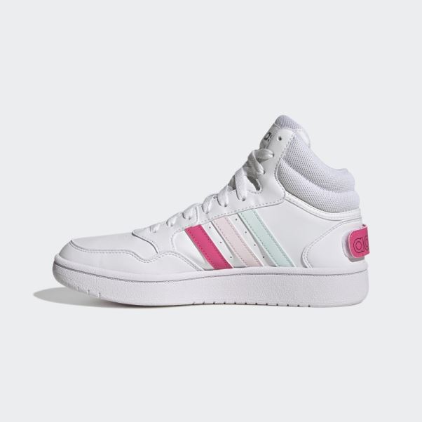 Adidas Hoops 3.0 Mid Classic Chaussures De La Journée Mondiale De L'amitié Blanc