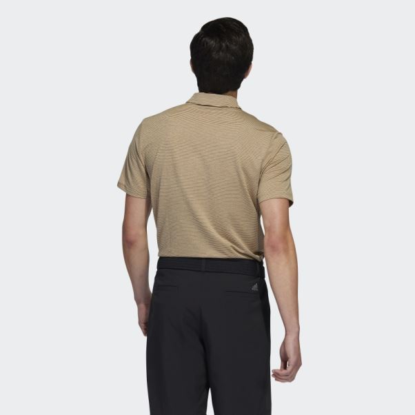 Adidas Polo à Rayures Ottomanes Olive