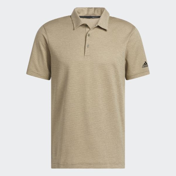 Adidas Polo à Rayures Ottomanes Olive