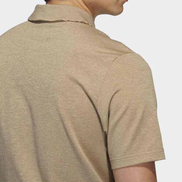 Adidas Polo à Rayures Ottomanes Olive