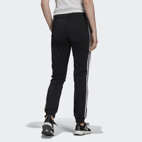 Pantalon De Survêtement Adidas Primegreen Essentials Warm-up Slim Tapered 3-stripes Noir