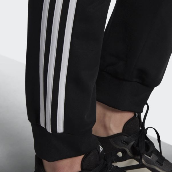 Pantalon De Survêtement Adidas Primegreen Essentials Warm-up Slim Tapered 3-stripes Noir