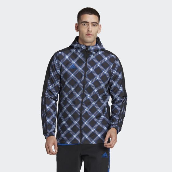 Coupe-vent Adidas Tiro Hiver Bleu Royal