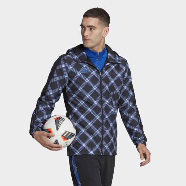 Coupe-vent Adidas Tiro Hiver Bleu Royal