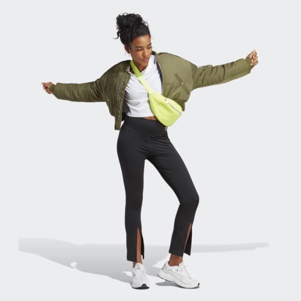 Adicolor Classics Legging Ourlet Ouvert Adidas Noir