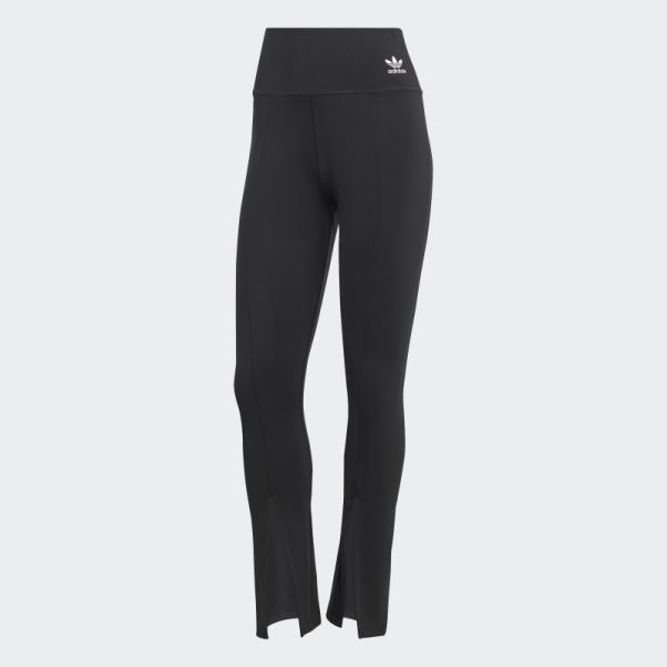 Adicolor Classics Legging Ourlet Ouvert Adidas Noir