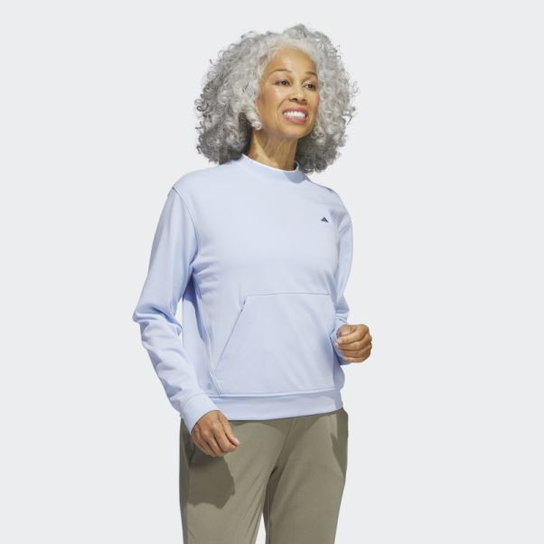 Go-to Golf Sweat Adidas Bleu Aube