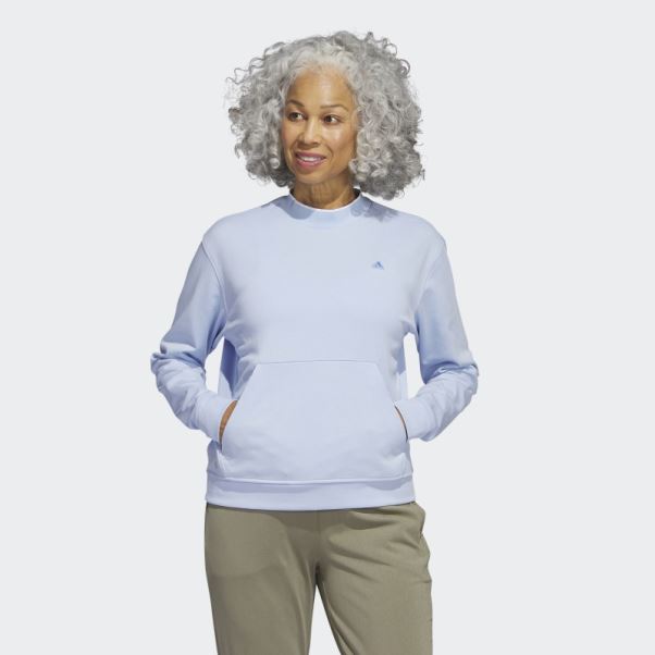 Go-to Golf Sweatshirt Bleu Aube Adidas