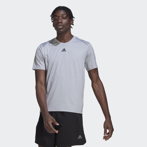 T-shirt D'entraînement Hiit Argenté Adidas