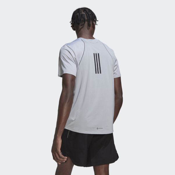 T-shirt D'entraînement Hiit Argenté Adidas