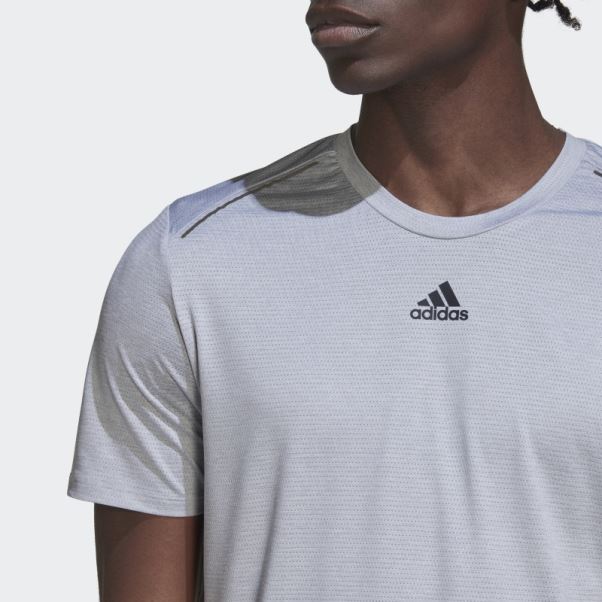 T-shirt D'entraînement Hiit Argenté Adidas
