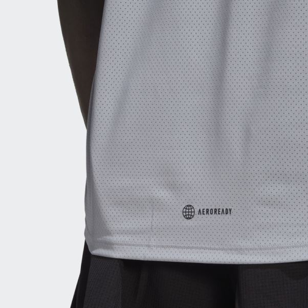 T-shirt D'entraînement Hiit Argenté Adidas