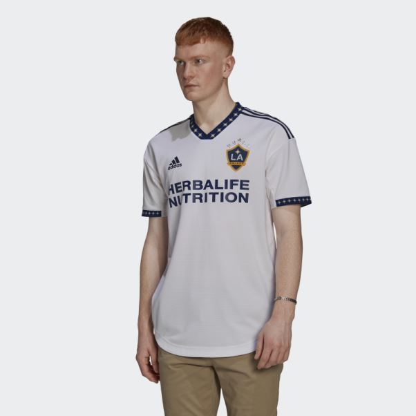 Maillot Authentique Domicile La Galaxy 22/23 Blanc Adidas