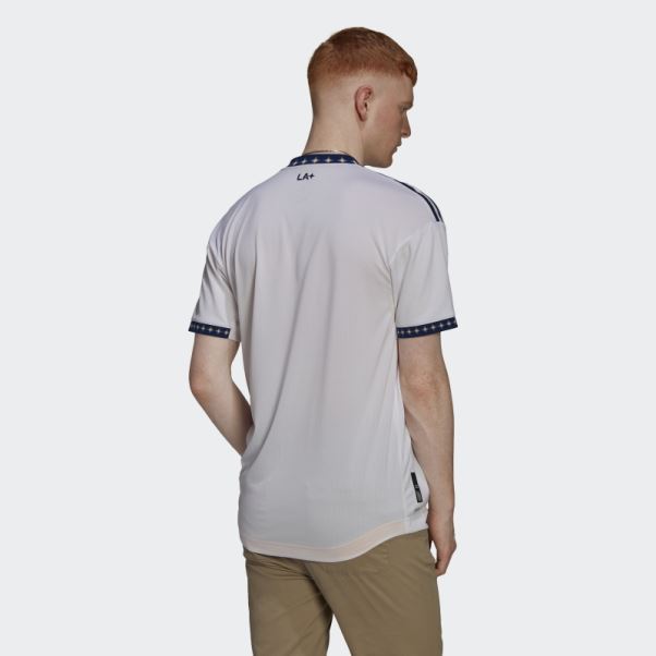 Maillot Authentique Domicile La Galaxy 22/23 Blanc Adidas