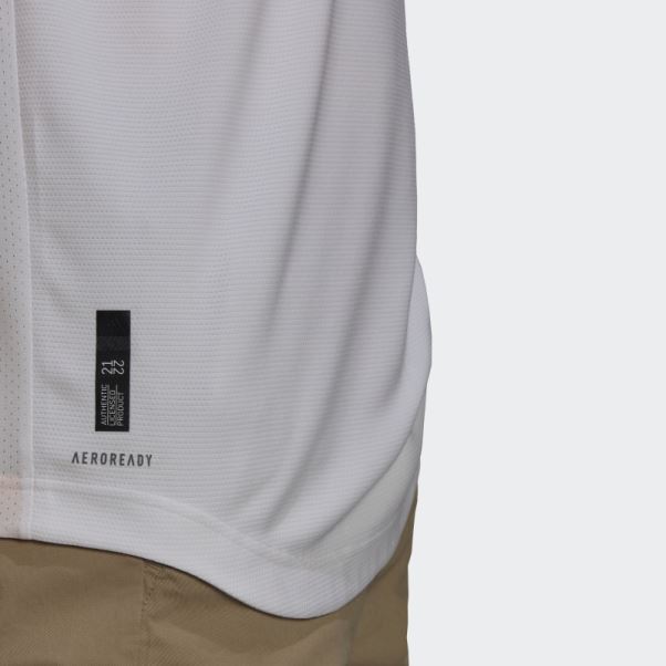 Maillot Authentique Domicile La Galaxy 22/23 Blanc Adidas