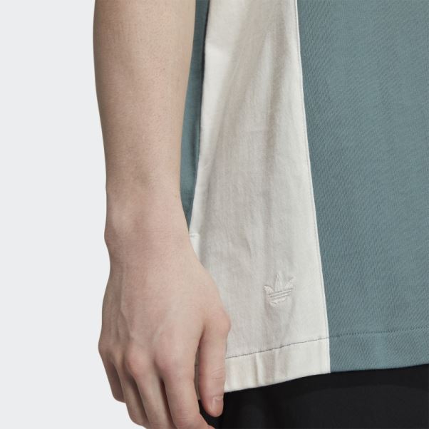 Polo à Manches Courtes Adidas Hazy Emerald Modern Collegiate