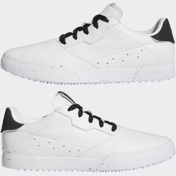 Adidas Adicross Retro Chaussures De Golf Sans Crampons Pour Femmes Blanches
