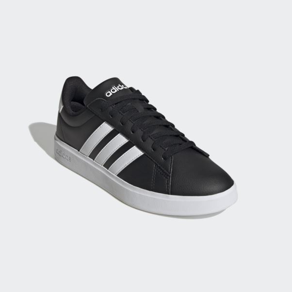 Chaussure Adidas Grand Court Cloudfoam Confort Noir