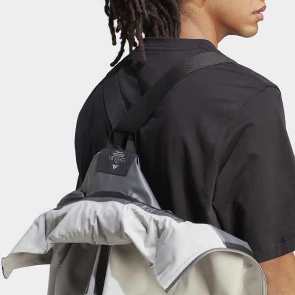 Adidas Myshelter Rain.rdy Veste Gris Métallisé