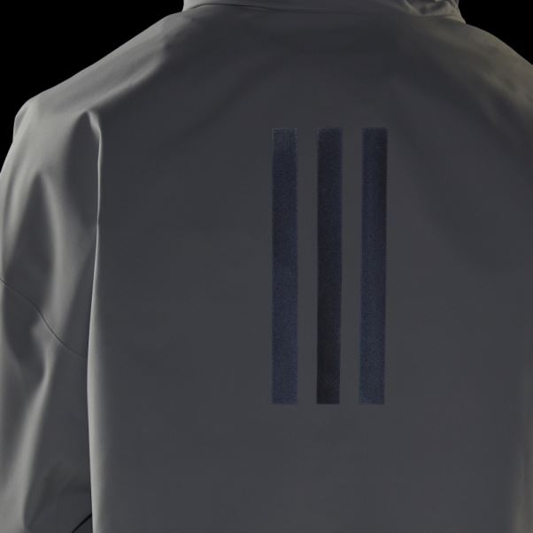 Adidas Myshelter Rain.rdy Veste Gris Métallisé