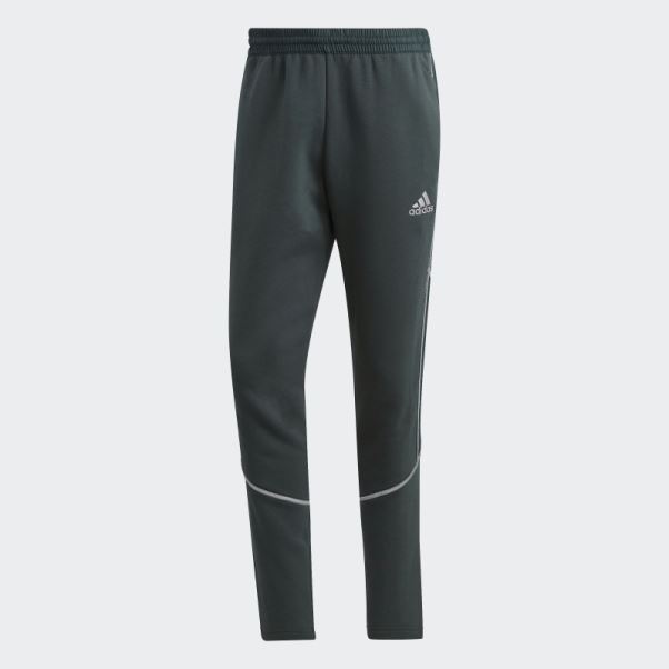 Pantalon En Molleton Essentials Reflect-in-the-dark Adidas Vert