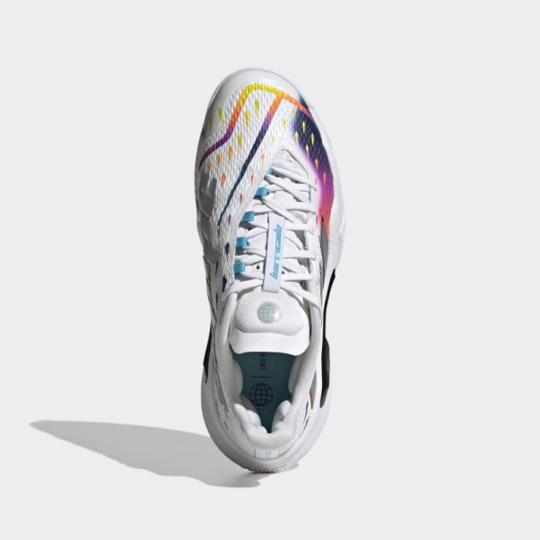 Adidas Barricade Chaussures De Tennis Argent