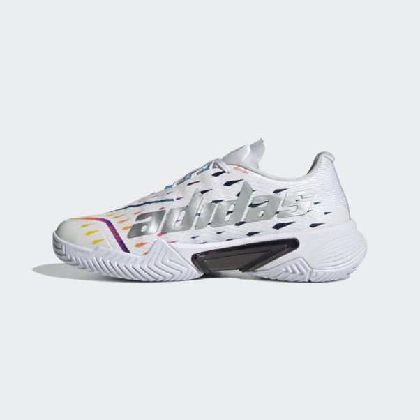 Adidas Barricade Chaussures De Tennis Argent
