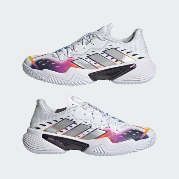 Adidas Barricade Chaussures De Tennis Argent