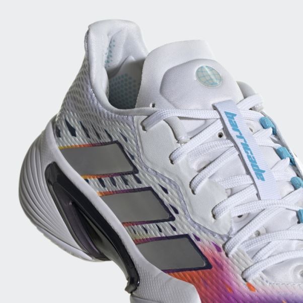 Adidas Barricade Chaussures De Tennis Argent