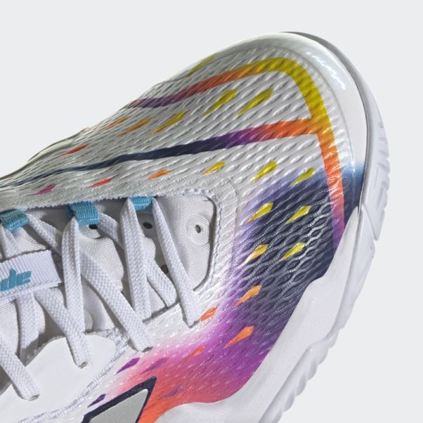 Adidas Barricade Chaussures De Tennis Argent