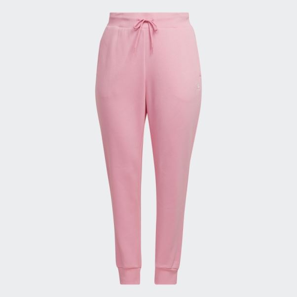 Pantalon De Jogging Slim En Polaire Adidas Adicolor Essentials Rose (grande Taille)