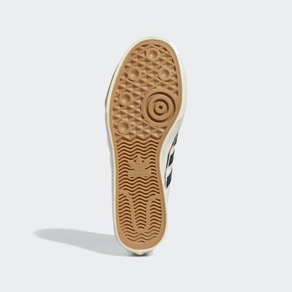 Chaussures Adidas Nizza Rf 74 Blanches