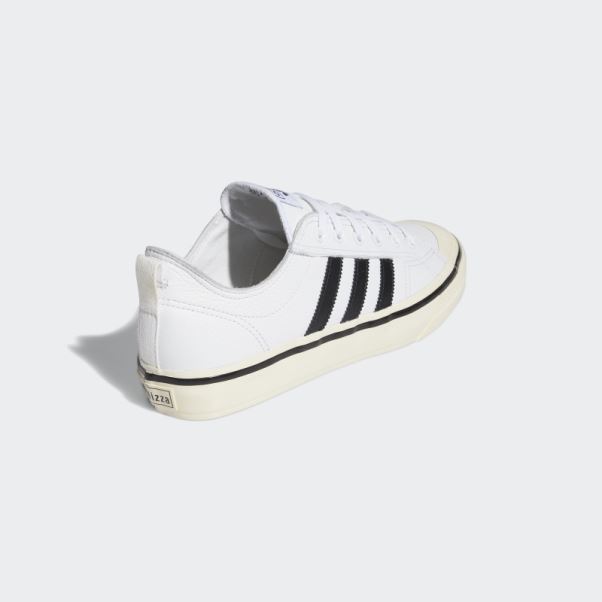 Chaussures Adidas Nizza Rf 74 Blanches