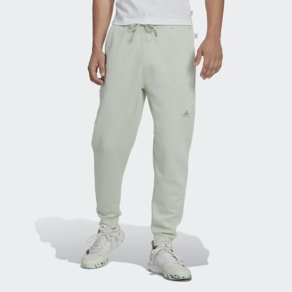 Pantalon Adidas Studio Lounge Fleece Vert