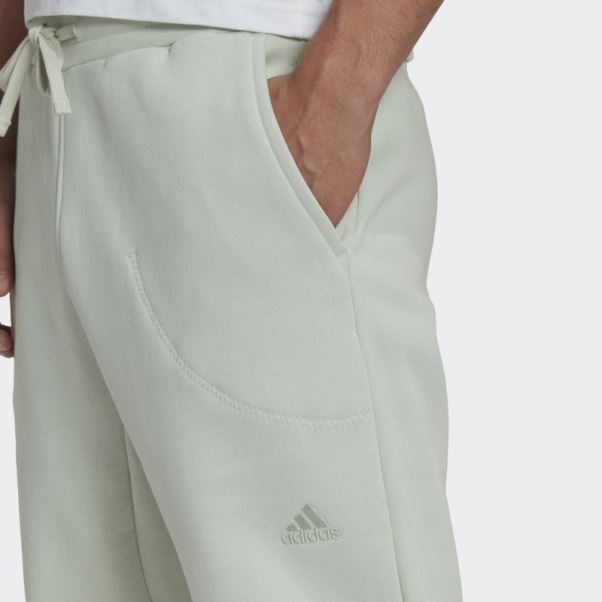 Pantalon Adidas Studio Lounge Fleece Vert