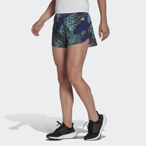 Short Adidas Adizero Running Fendu Vert