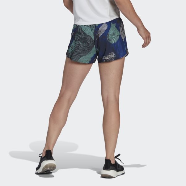 Short Adidas Adizero Running Fendu Vert